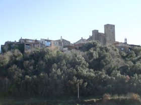 Castell dEmporda from the fields below the castle
