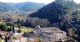 Girona Sant Daniel valley and monastery
