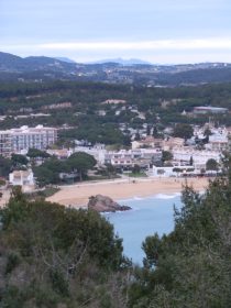View over La Fosca from headland