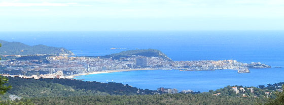 View to Palamos from Mas Nou