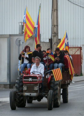 Catalan Referendum and general strike in Palafrugell