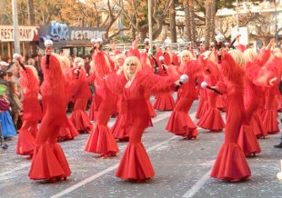 Palamos carnival 2015 red dresses