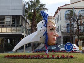 Carnaval masks in Platja dAro