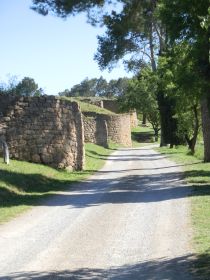 Outer wall of the iberic village at Ullastret