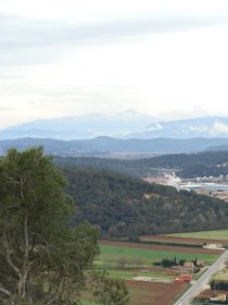 View to Montseny past Girona