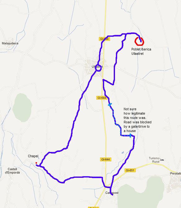 Walking route Canapost, Poblet Iberic and Ullastret
